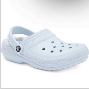Crocs Classic Lined Clogs Mineral Blue Size 8